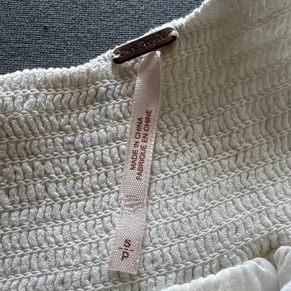 Free People Ombre A-Line Skirt in Blue and White - Picture 2 of 4